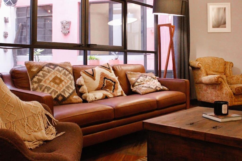 New Mex Inspired Bo-Ho Chic Apartment With Private Patio And Roof Terrace Kota Meksiko Bagian luar foto